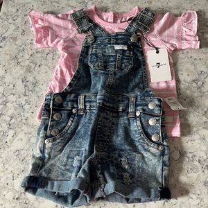 7 For All Mankind Overall Outfit